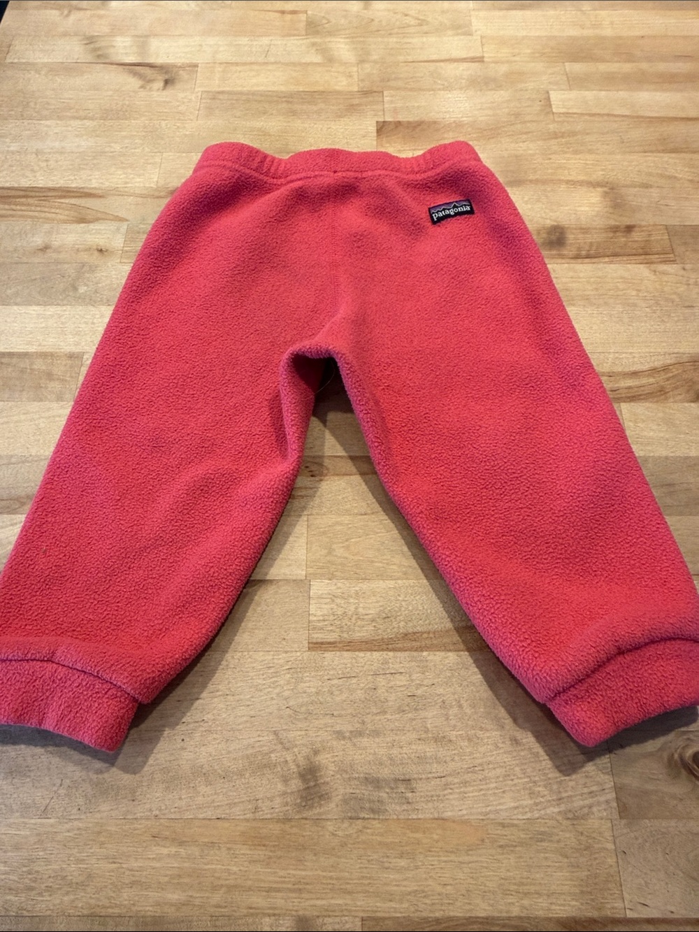 Patagonia Kids Coral Pink Fleece Joggers